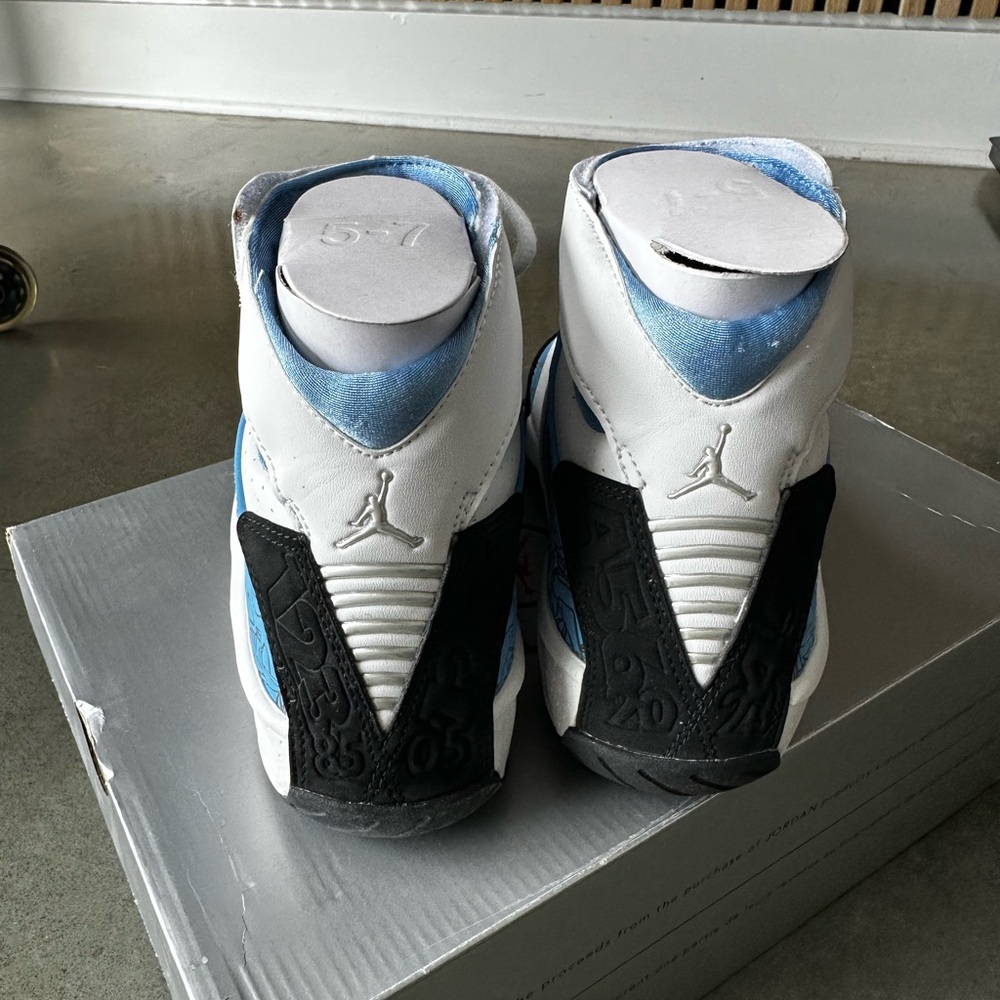 Nike Air Jordan XX (GS) Sneakers I’m University Blue and White/Black. Women’s 7 - Picture 6 of 9